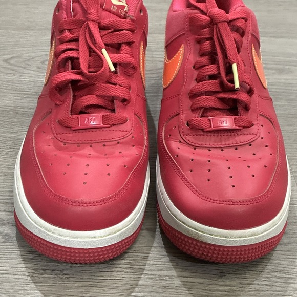 Nike Air Force 1 Low LV8 World Tour Fireberry Men 10.5 | DD9540-600 - Picture 3 of 9
